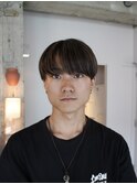 シースルーマッシュ マッシュ メンズカット メッシュ 眉毛