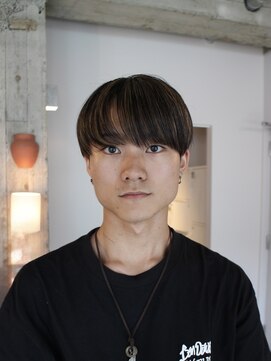 トッド(tod) シースルーマッシュ マッシュ メンズカット メッシュ 眉毛