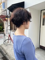 フランチェスカ(Francesca)&nbsp;ピンクラベンダー/くせ毛を活かす/ショートボブ/くせ毛風パーマ