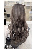 ☆grow渋谷☆細めコントラスト×グレー系ハイライト