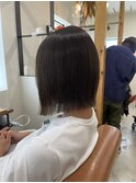 切りっぱなしボブ