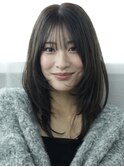 大人ミディアム/顔まわりレイヤー/港南台/髪質改善/小顔カット