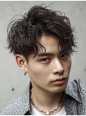 アップバングスパイラルパーマ