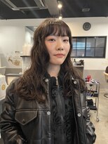 ドッグスター(dog star)&nbsp;ロングパーマニュアンスパーマくせ毛風パーマ登戸向ヶ丘遊園