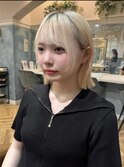 ◆ ブリーチなし/髪質改善/大人ガーリー/ダークアッシュ/ボブ89