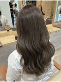 白髪ぼかしにも◎ハイライトベージュ【柳澤優名】