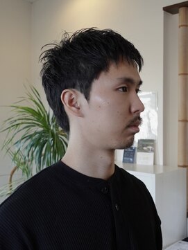 ディッセンバー 伊勢崎(December) メンズショート/センターパート/パーマ/ニュアンスパーマ