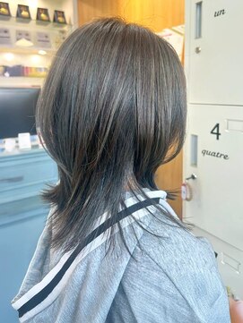 モーラ 鳳店(MOLLA) ナチュラルウルフ×軽めレイヤー【鳳】