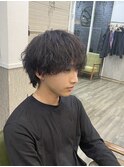 メンズパーマ/ マッシュウルフ