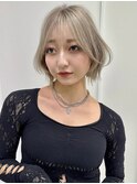 暗髪/クラゲヘアー/ココアベージュ/小顔(新潟/万代）