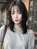 ボコカ(bococa)&nbsp;【macana指名】ハッシュカットオリーブブラウンレイヤー登戸