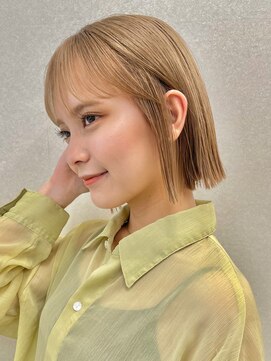 サンド ミュウ 横浜店(sand mieu) 切りっぱなしボブ/横浜
