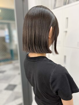 ココロ(COKORO) 切りっぱなしボブ_酸性縮毛矯正