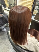 エクファ ヘア シェリル 草津 南草津店(ex-fa hair cherir)&nbsp;ワンホンレイヤー/ミルクティーブロンド/ダークブルー/南草津