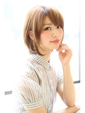 ジルバイジアン(JILL by GIEN) 似合わせカット耳かけ前下がりボブルミエールカラー☆