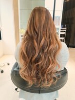 ヘアサロン ハーツ(hair salon HEARTS)&nbsp;ハイライト×オレンジベージュ