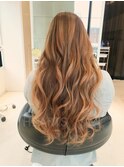 ハイライト×オレンジベージュ
