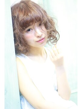 ソア 武蔵小杉(SOAR) 簡単スタイリング無造作厚めバングクラシカルカール重めスタイル