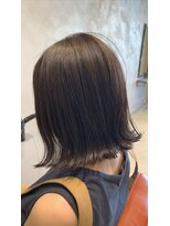 クルニエ(crenier)&nbsp;crenierで作る空気感Aラインボブとラベンダーアッシュ●