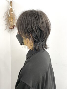 クリアリティ ヘアーサロン 京都駅前本店(clarity hair salon) ウルフ　インナーカラー　@1101_hairstyle●090●