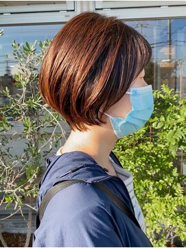 バランス ヘアーアンドアイラッシュ 野田店(balance.) 前上がりショート