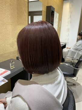 ジャパン ホンテン(JAPAN HONTEN) ピンクブラウン×ボブ