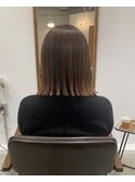 ぱつっとボブ
