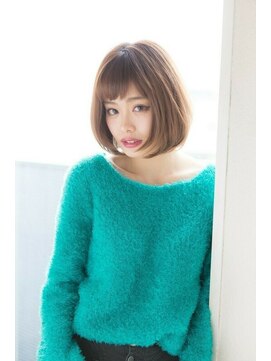 アールクリエイション(AHL creation) フレンチボブ 眉上バング 美髪ストレート