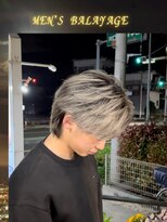 ガイズ ヘアー イサミ(GUY'S HAIR 133) メンズバレイヤージュ/メンズハイライト/メッシュ