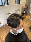 メンズカットメンズパーマツーブロックビジネスパーマ