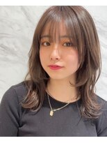 トゥーリ 筑紫野店(tuuli) 大人かわいい前髪◆マチルダボブ◆ピンクベージュ◆髪質改善◆