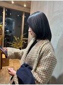 髪質改善カラー×ブルーブラック【表参道,青山,外苑前美容室】