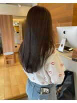 ヘア プロデュース キュオン(hair produce CUEON.) ロングレイヤー×ラベンダーアッシュ×艶カラー