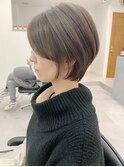 大人可愛い20代30代40代丸みとくびれショートボブ◎