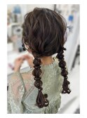 編みおろしツイン