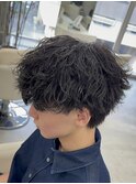 熊本メンズサロン MEN'S HAIR シャドウパーマ 波巻きパーマ