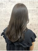 ノンジアミンカラー、グレージュ、透明感カラー、レイヤーカット