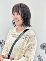 ケンジ 横浜(KENJE)&nbsp;切りっぱなしボブ/デジタルパーマ/横浜