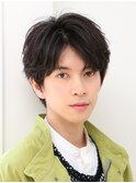 韓流毛流れパーマ ナチュラル束感 メンズマッシュ