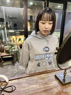 デヴェロペ(Devellope.) 酸性ストレート パーマ落とし 酸性縮毛矯正 ボブ