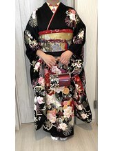 きものサロンティファニー レンタル振袖とヘアセット