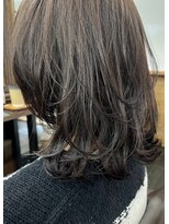 サンリサ 鴻巣店(sanRisa) アッシュブラウン × レイヤーカット