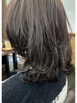 サンリサ 鴻巣店(sanRisa) アッシュブラウン × レイヤーカット
