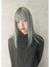 〈ケアブリーチで透明感up！〉ダメージレスWカラーコース ￥17820