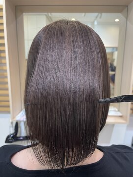 リンクル 自由が丘(lincle) デザインカラー ラベンダーグレージュ 暗めカラー