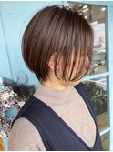 長めショートボブ