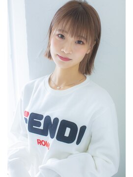 ヘアーアンドメイク グリーン(hair&make green) ナチュラルきりっぱなしボブ