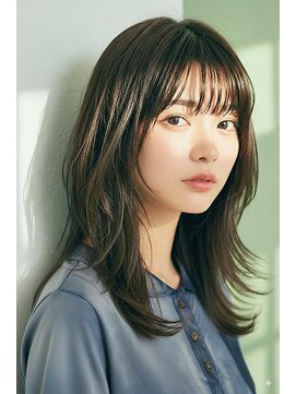 コトナ 越谷店 忙しい40代に人気！越谷の時短ロングヘア×ヘーゼルグレージュ