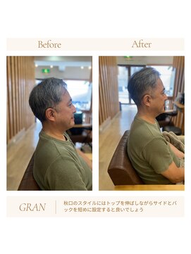 グランバイ アトリエドングリ(Grand × AtlierDonguri) お客様髪質改善データ1954(メンズカット)