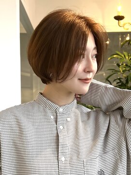 サン 白金台(SUN) 前髪長めあごラインショートボブ白金台目黒